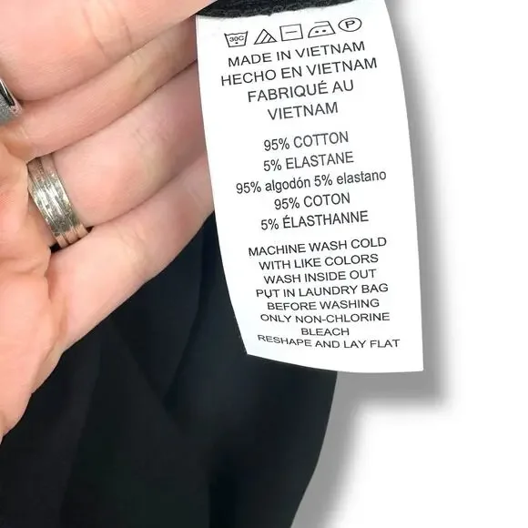 NEW Michael Michael Kors Basics Black Ruched Draped Asymmetrical Midi Dress XS - Picture 9 of 9